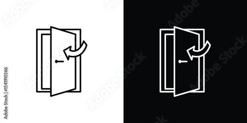 Door closed icon. Graphic Design vector icon. Ui Ux Icons