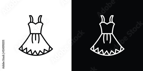Dress icon. Graphic Design vector icon. Ui Ux Icons
