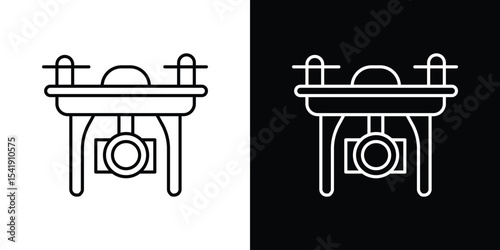 Drone icon. Graphic Design vector icon. Ui Ux Icons