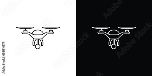 Drone icon. Graphic Design vector icon. Ui Ux Icons