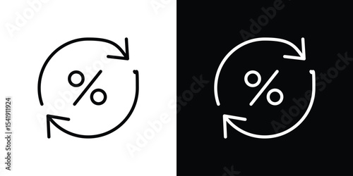 Exchange rate icon. Graphic Design vector icon. Ui Ux Icons