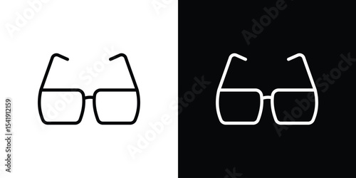 Eye glasses icon. Graphic Design vector icon. Ui Ux Icons