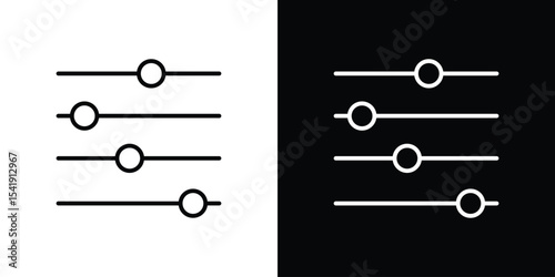 Filter Button icon. Graphic Design vector icon. Ui Ux Icons
