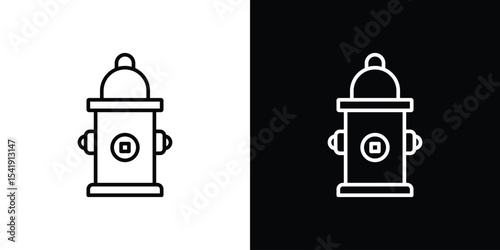 Fire hydrant icon. Graphic Design vector icon. Ui Ux Icons