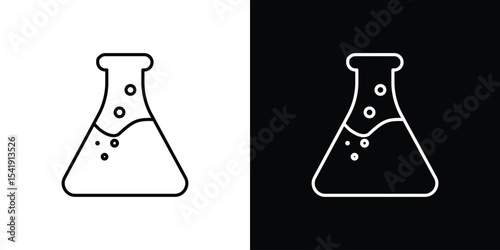 Flask icon. Graphic Design vector icon. Ui Ux Icons