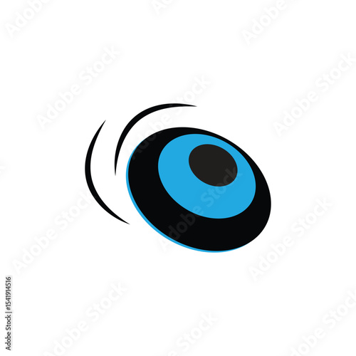 frisbee logo icon illustration flat