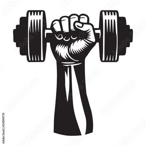 one hand Lifting Weights clipart, funny Gym silhouette, exercise work out illustration, bodybuilder design sublimation

