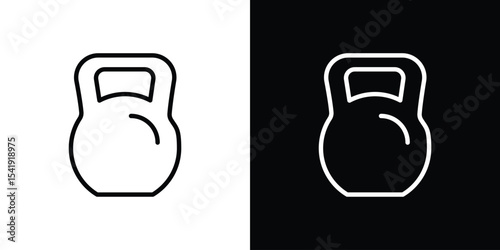 Kettlebell icon. Graphic Design vector icon. Ui Ux Icons