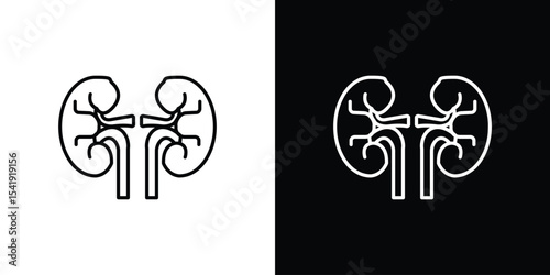 Kidneys icon. Graphic Design vector icon. Ui Ux Icons