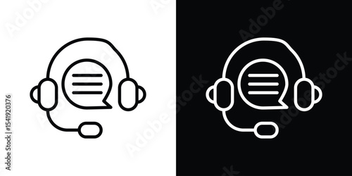 Live chat icon. Graphic Design vector icon. Ui Ux Icons