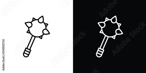 Mace icon. Graphic Design vector icon. Ui Ux Icons