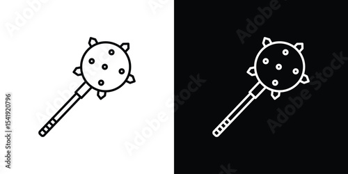 Mace icon. Graphic Design vector icon. Ui Ux Icons