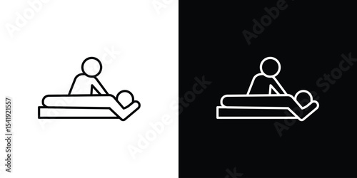 Massage icon. Graphic Design vector icon. Ui Ux Icons