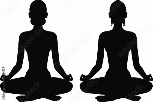 Woman Meditating in Lotus Pose