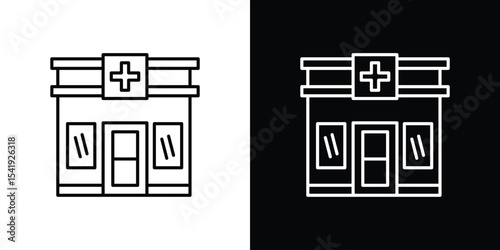 Pharmacy icon. Graphic Design vector icon. Ui Ux Icons