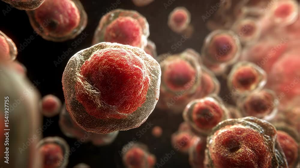 Red blood cells, essential components of blood, are shown moving through the bloodstream, carrying oxygen to the body's tissues and removing carbon dioxide
