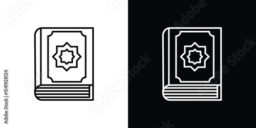 Quran book icon. Graphic Design vector icon. Ui Ux Icons
