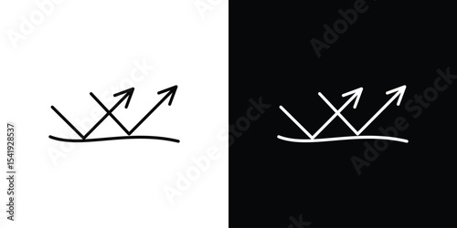 Reflect icon. Graphic Design vector icon. Ui Ux Icons