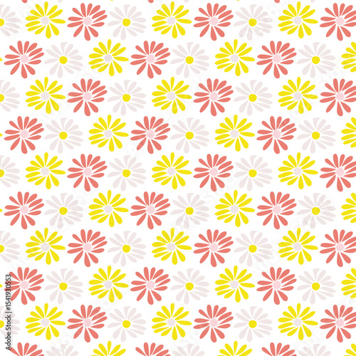 Classic Floral Stripe Pattern