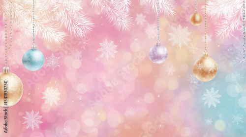 Cute ornament background wallpaper in pastel colors