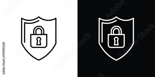 Security lock icon. Graphic Design vector icon. Ui Ux Icons