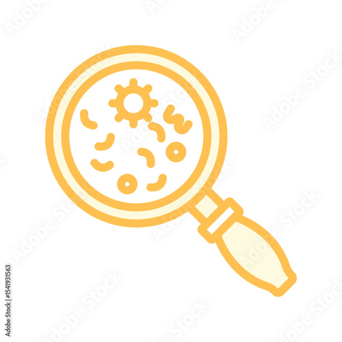 Search Germs duotone line icon , vector, pixel perfect, illustrator file 
