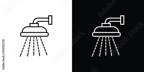 Shower down icon. Graphic Design vector icon. Ui Ux Icons