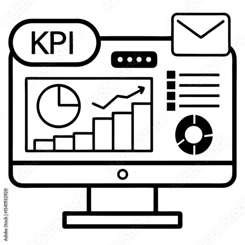 business graph icon