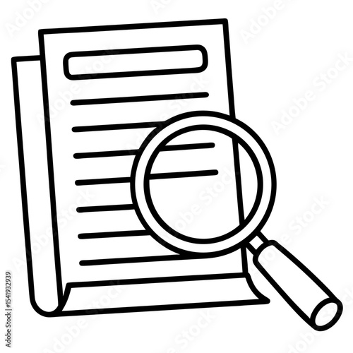 folder with magnifying glass