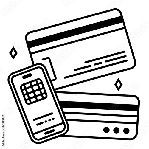credit card and calculator