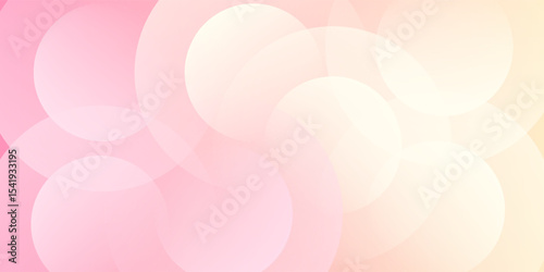 Minimalist banner background, pastel colorful, pink and yellow gradations eps10