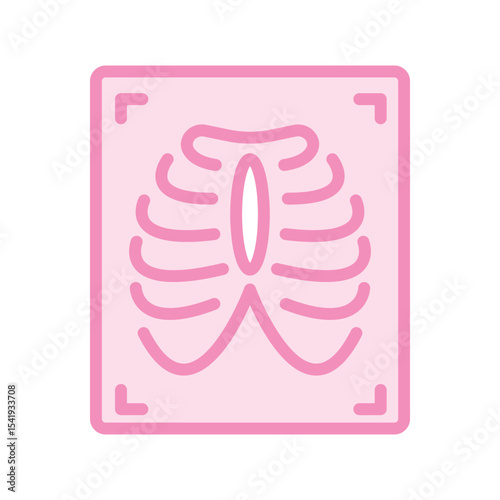 X-ray duotone line icon , vector, pixel perfect, illustrator file 
