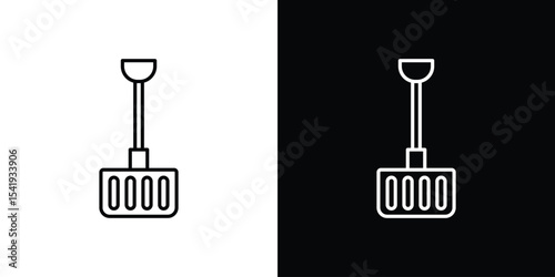 Snow shovel icon. Graphic Design vector icon. Ui Ux Icons