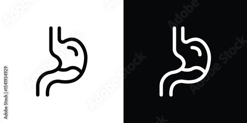 Stomach icon. Graphic Design vector icon. Ui Ux Icons