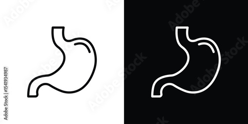 Stomach icon. Graphic Design vector icon. Ui Ux Icons