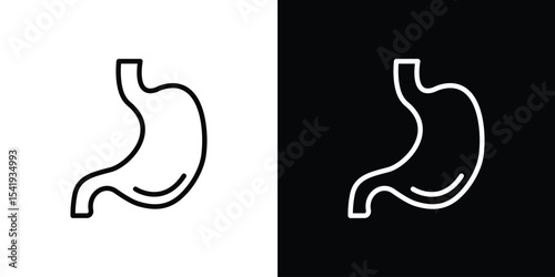 Stomach icon. Graphic Design vector icon. Ui Ux Icons