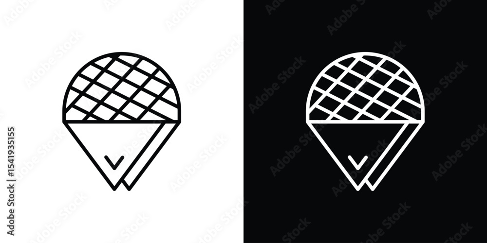 Stroopwafel icon. Graphic Design vector icon. Ui Ux Icons Stroopwafel icon. Graphic Design vector icon. Ui Ux Icons