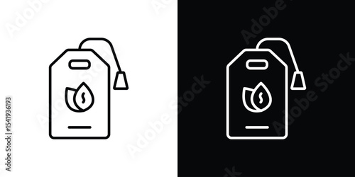 Tea bag icon. Graphic Design vector icon. Ui Ux Icons
