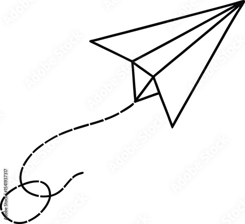 Black Silhouette of a Satellite Dish on a White Background