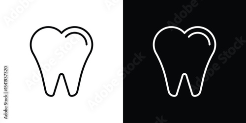 Tooth icon. Graphic Design vector icon. Ui Ux Icons