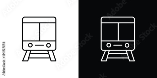Train icon. Graphic Design vector icon. Ui Ux Icons