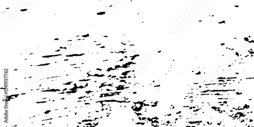 Distress urban overlay spotted concrete grain surface grainy noise rust wall grunge black splatter black and white background. damaged wall chalk crack rough ink wall texture.	