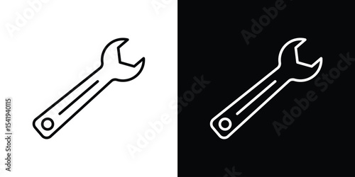 Wrench icon. Graphic Design vector icon. Ui Ux Icons