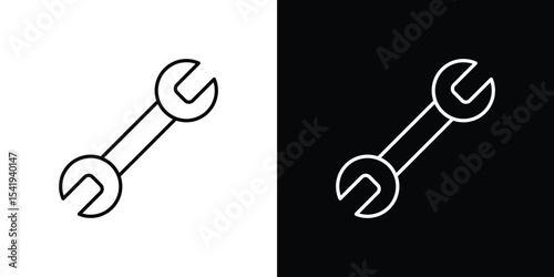 Wrench icon. Graphic Design vector icon. Ui Ux Icons