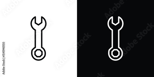 Wrench icon. Graphic Design vector icon. Ui Ux Icons