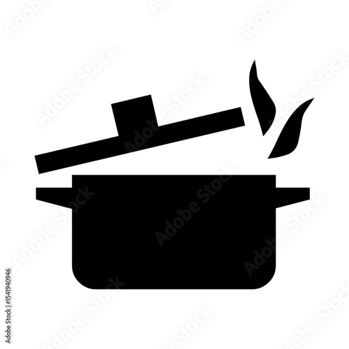 Illustration of cooking pot vector image for food preparation and recipe illustration kitchenware and culinary designs vector