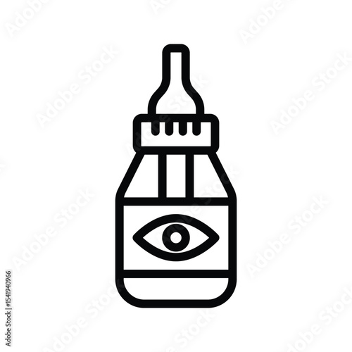 Eye Drops line icon , vector, pixel perfect, illustrator file 

