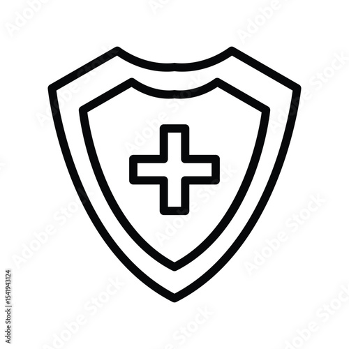 Medical Cross line icon , vector, pixel perfect, illustrator file 
