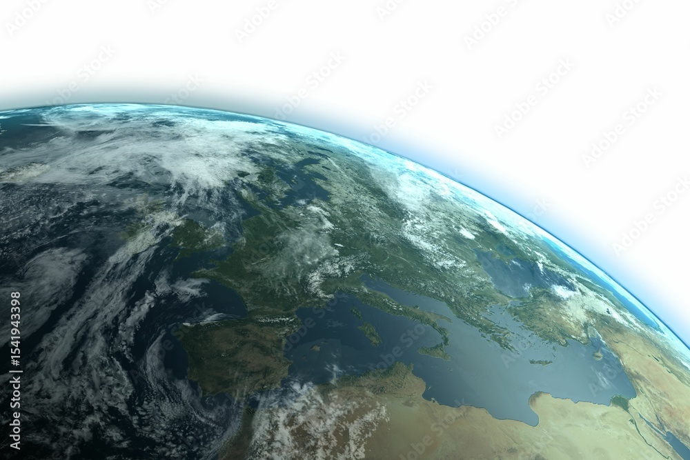 Fototapeta premium Composite image of Earth