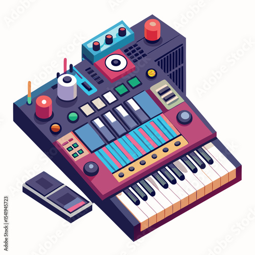 vector illustration of a musical instrument